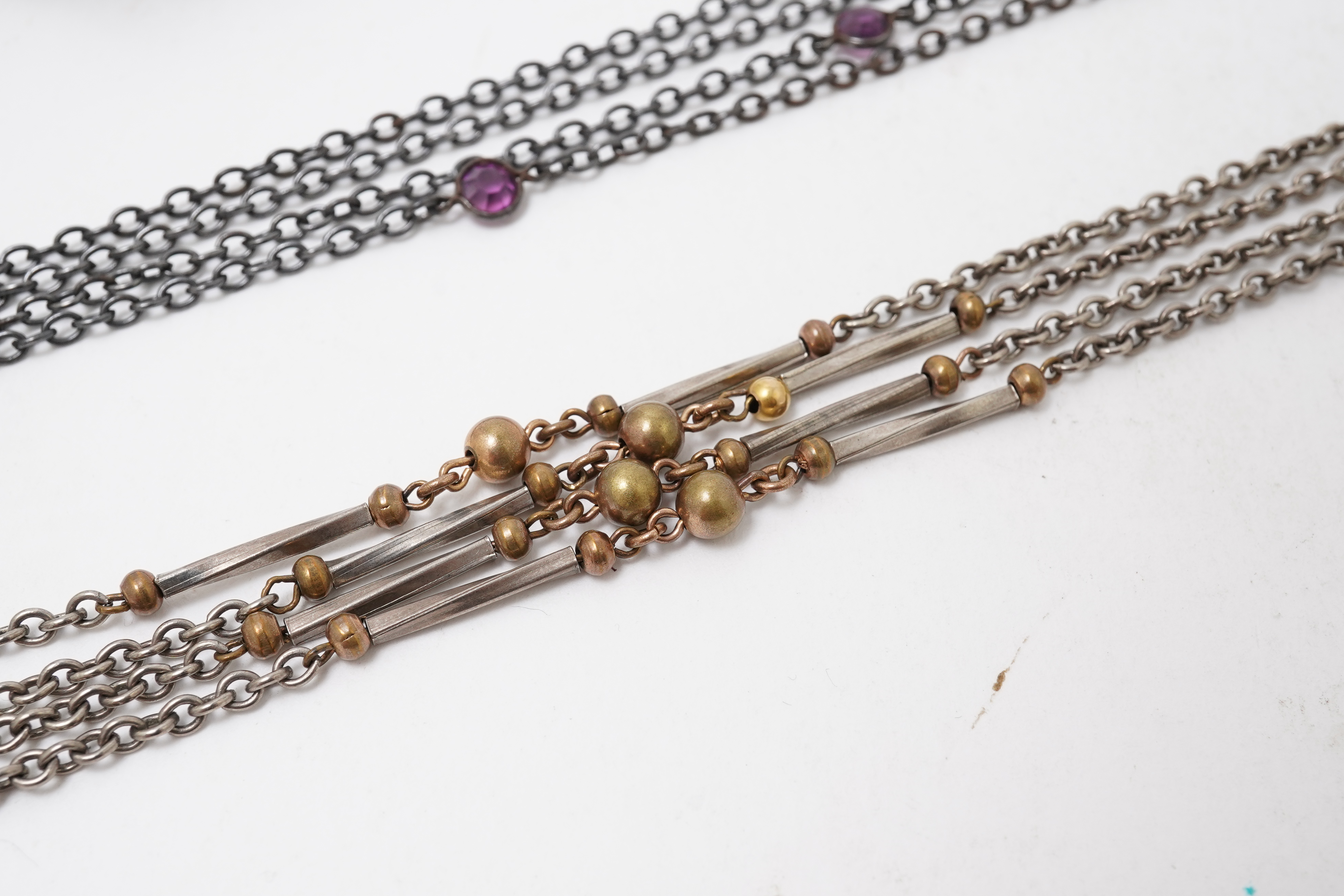 A cut steel tiara and a collection of jewels